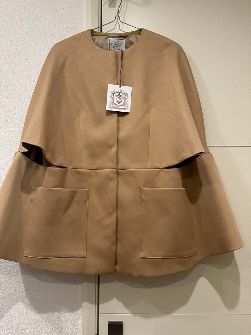 最終価格【新品タグ付き】SEVEN TEN ダブルクロスフレアショートコートXS