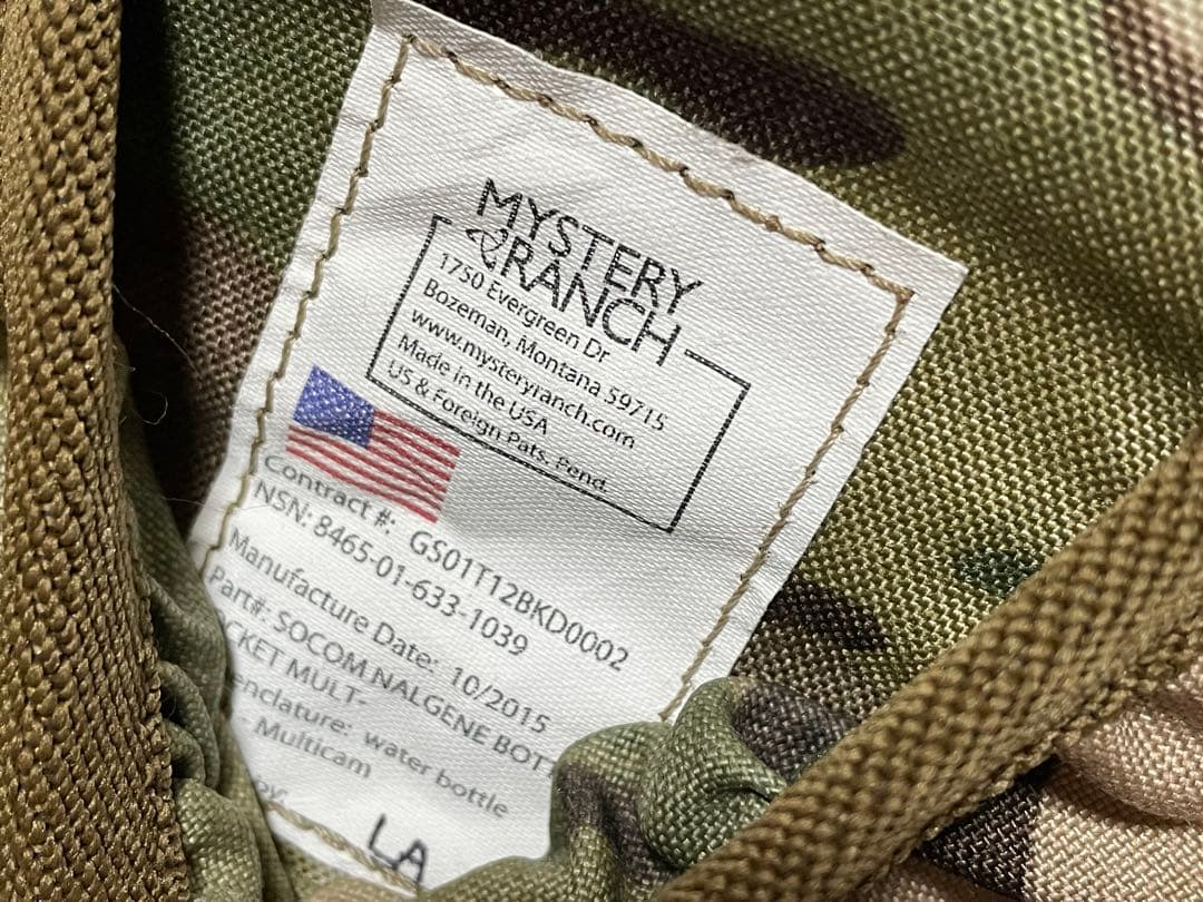 米軍実物 Mystery Ranch ミステリーランチ ボトル ポーチ