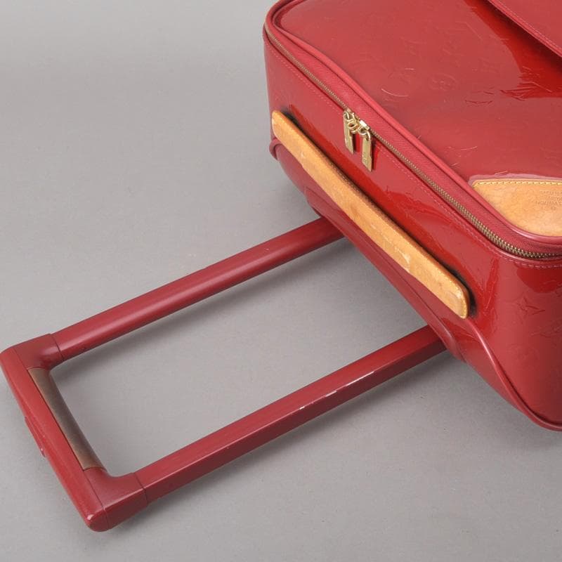 ルイヴィトン◇ペガス45 キャリーバッグ スーツケース モノグラムヴェルニ 赤