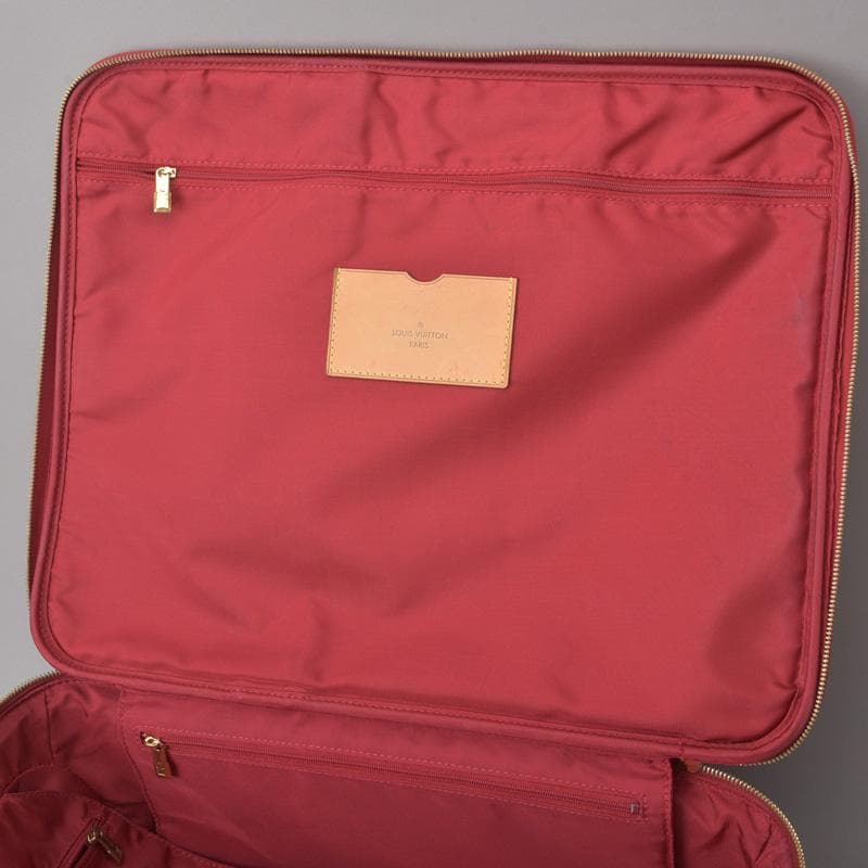 ルイヴィトン◇ペガス45 キャリーバッグ スーツケース モノグラムヴェルニ 赤