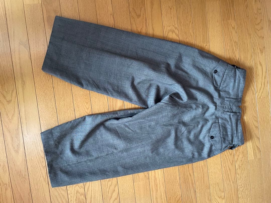 ポ*ト様 23AW MAATEE&SONS 俺の軍パン　グレンチェック柄　スラッ