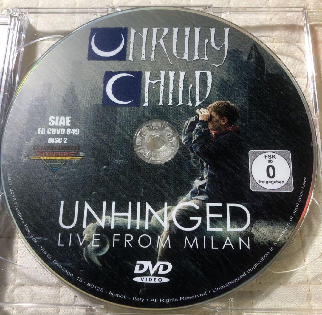 CD＋DVD！Unruly Child / UNHINGED - Live