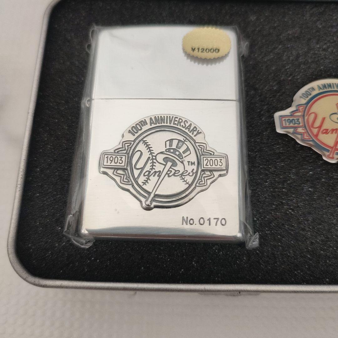 【超希少】ニューヨークヤンキース　100周年　限定ジッポ　シリアル番号有り　新品