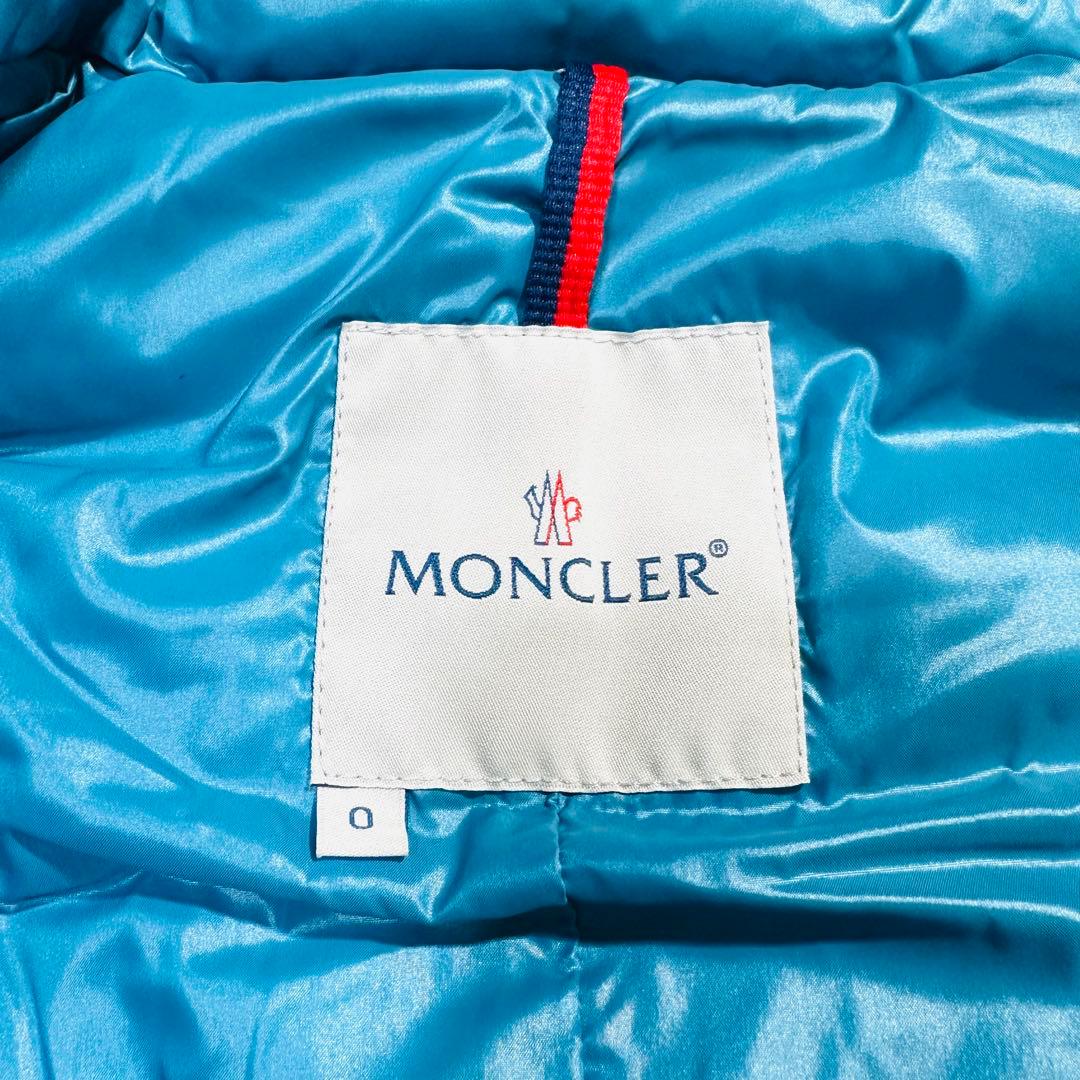 ジ*✨様 MONCLER モンクレール　ダウンベスト ブルー サイズ0 レディー