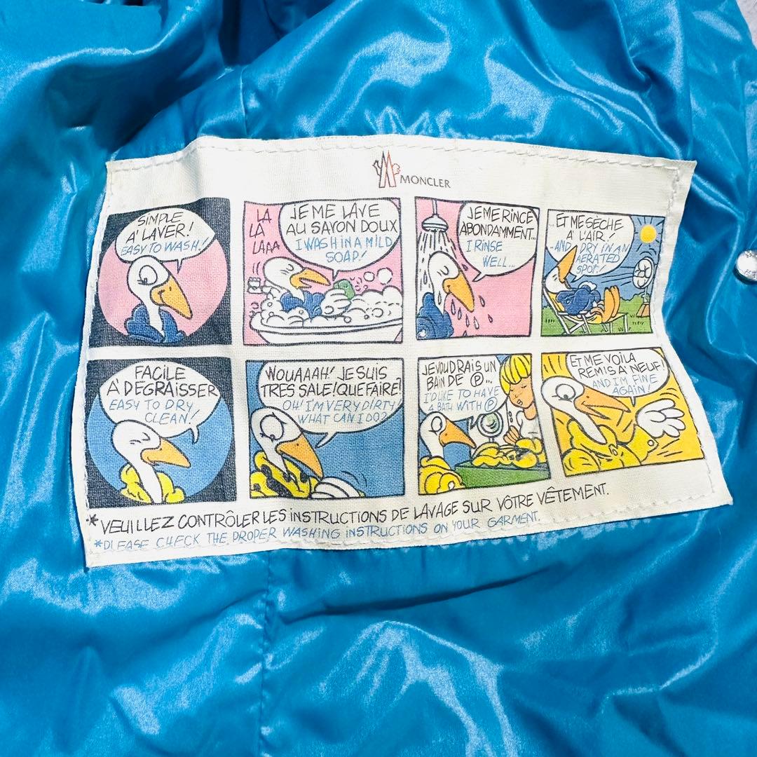 ジ*✨様 MONCLER モンクレール　ダウンベスト ブルー サイズ0 レディー