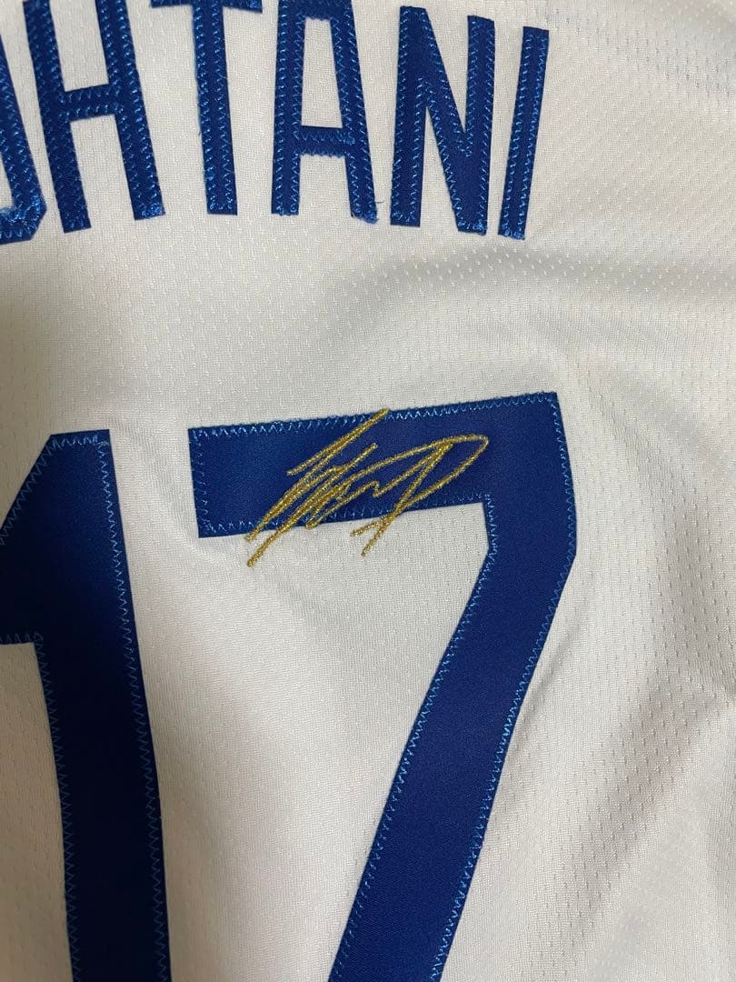 キッズ　ドジャース　大谷翔平　MLB公式　ユニフォーム　刺繍入り　キッズS