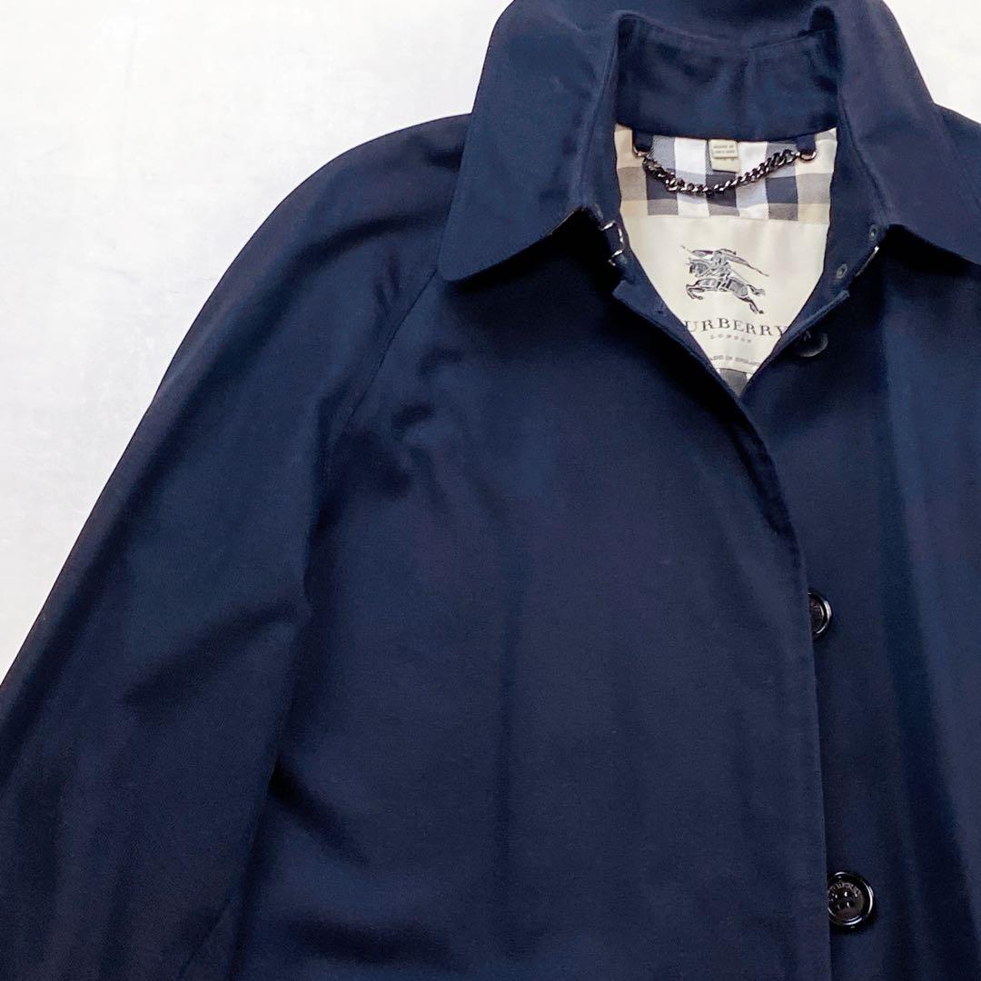 極美品 希少デザイン 英国製 近年タグ バーバリー ノバチェック