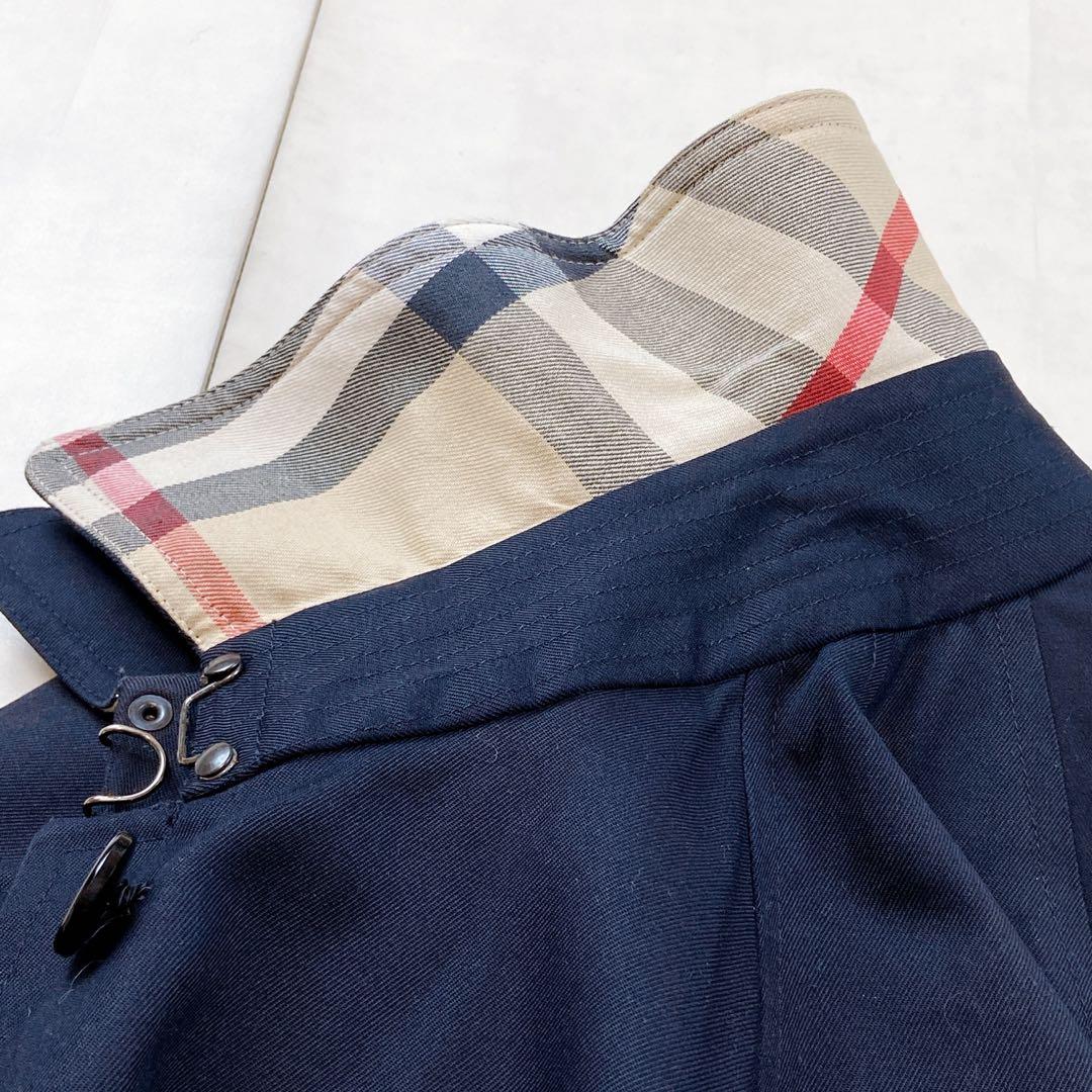 極美品 希少デザイン 英国製 近年タグ バーバリー ノバチェック