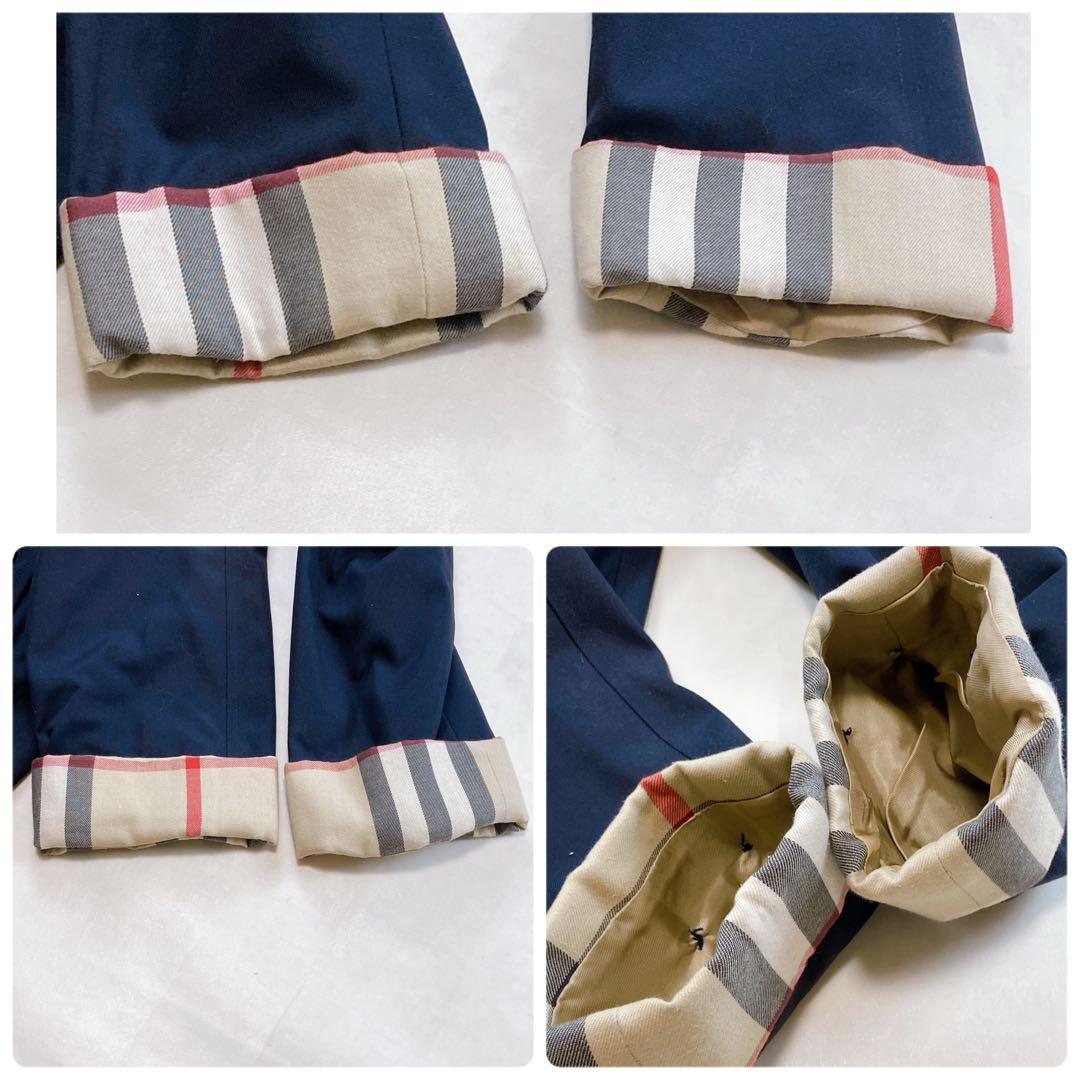 極美品 希少デザイン 英国製 近年タグ バーバリー ノバチェック