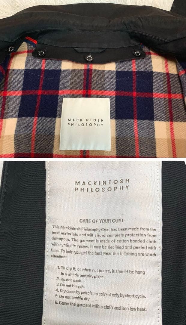 専用♡L相当◆MACKINTOSH PHILOSOPHY ◆ステンカラーコート