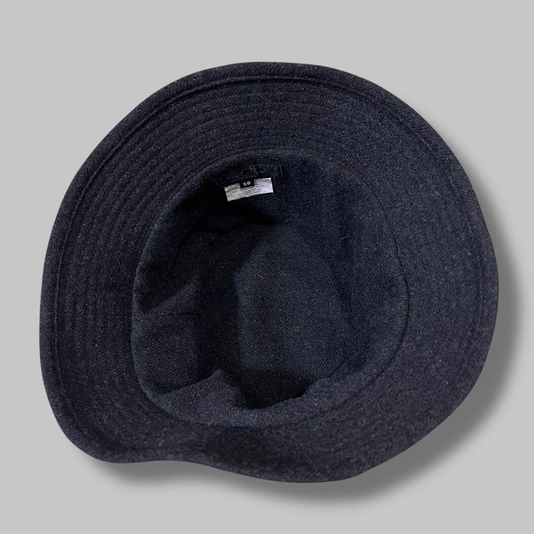 エルメス HERMES CHAPEAUX MOTSCH バケットハット　ブラック