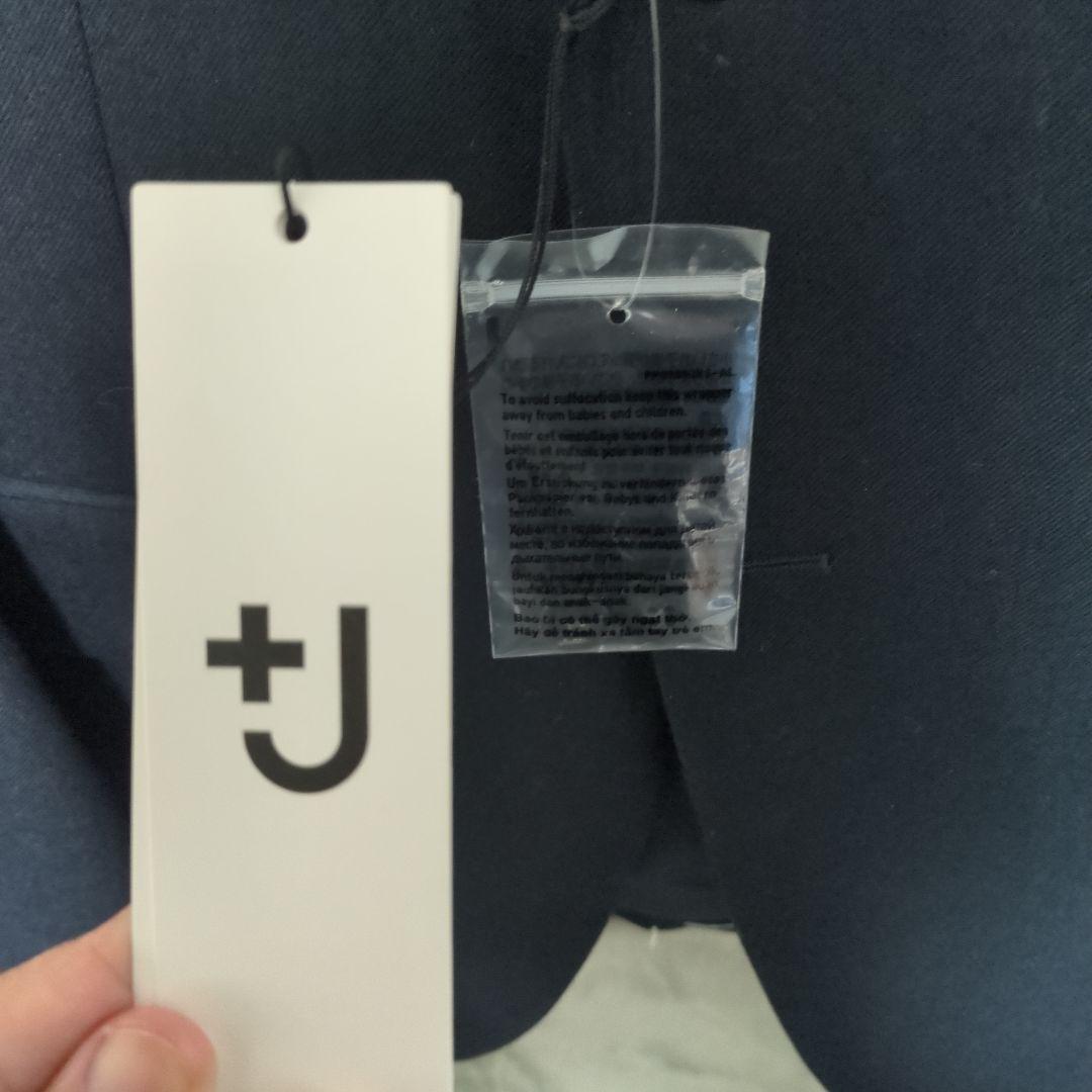 【新品タグ付き】UNIQLO プラスジェイのネイビー テーラードジャケット