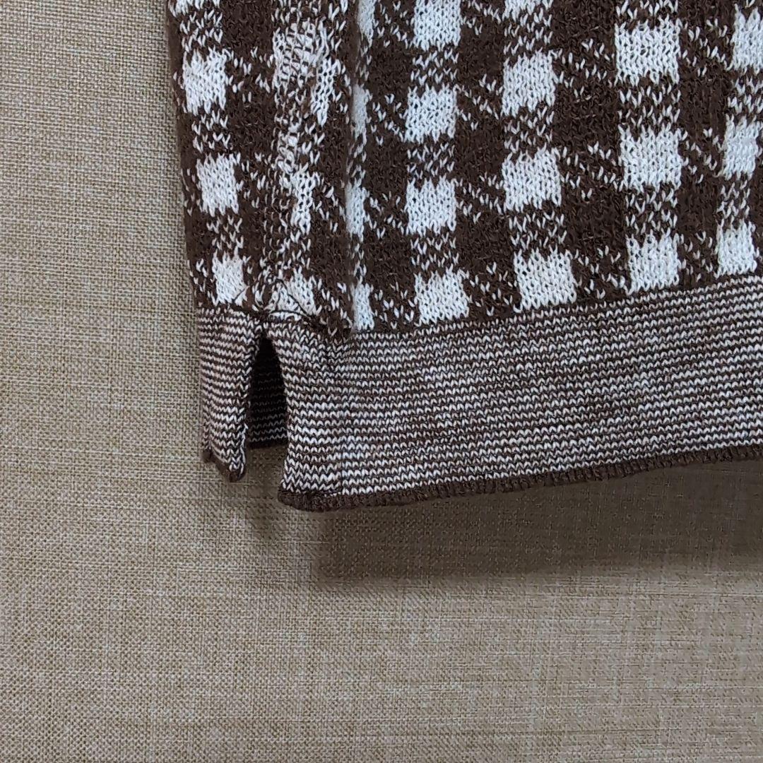 ✨️1/12迄出品✨️45R✨️新品✨️ギンガムジャカードのMドレス