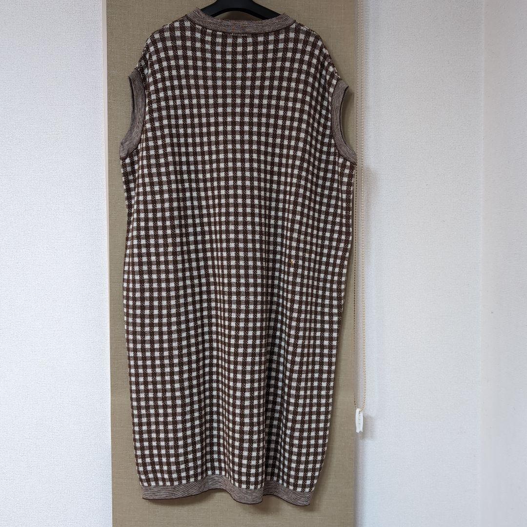 ✨️1/12迄出品✨️45R✨️新品✨️ギンガムジャカードのMドレス