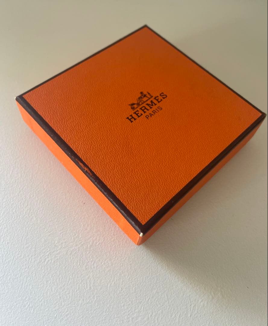 HERMES エマイユ バングル ナロー 魚柄 ゴールド 箱あり