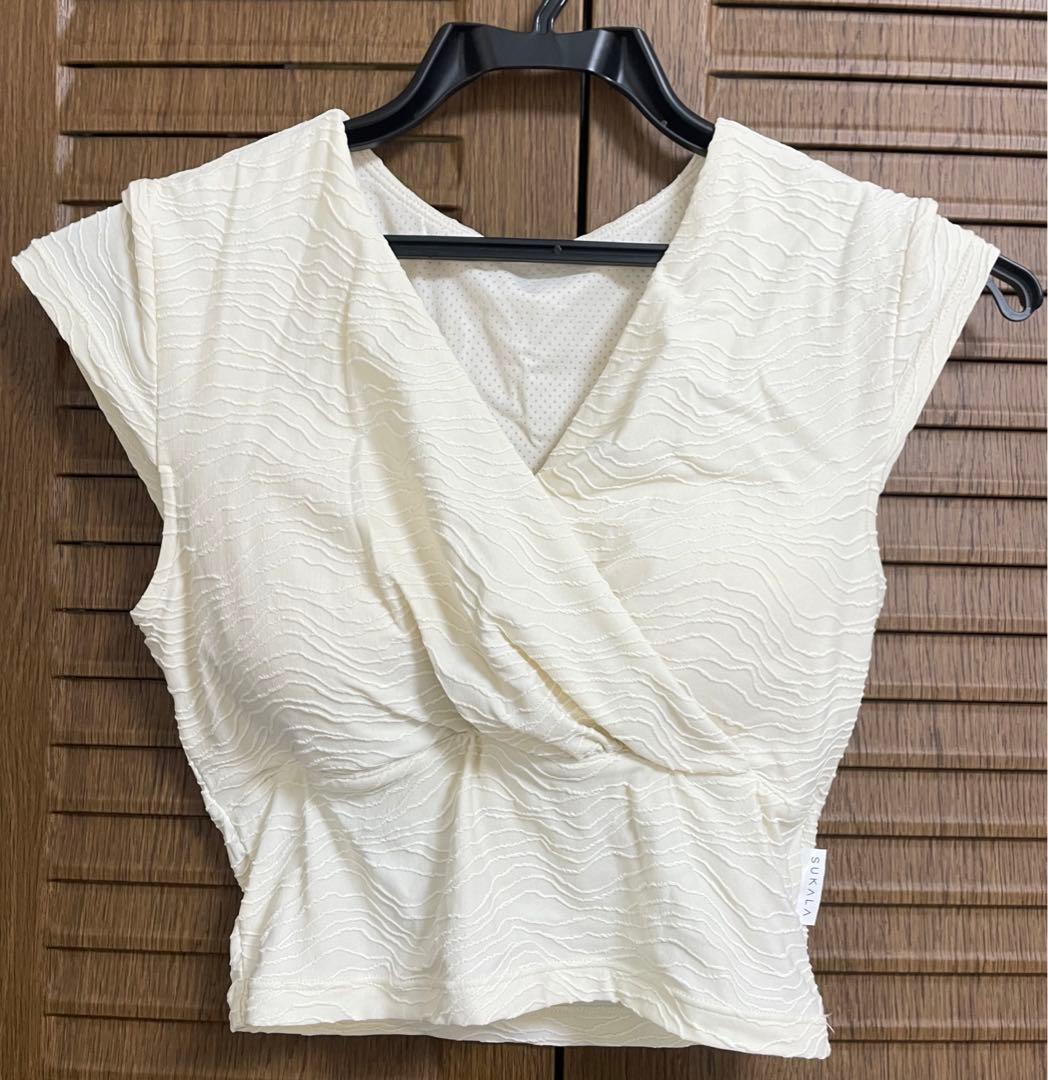 lava sukala キャップスリーブトップス