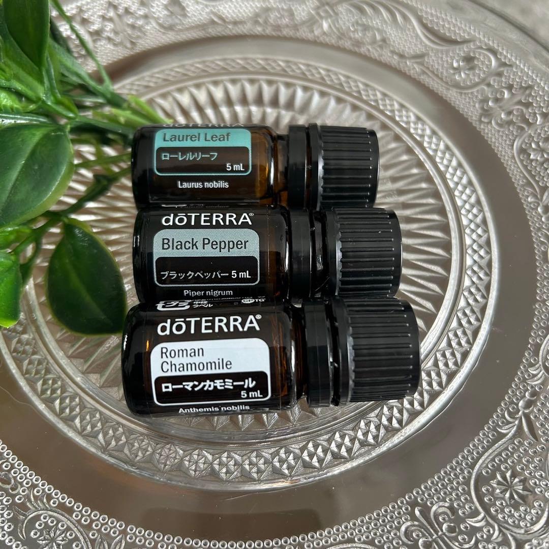 り*中様 doTERRA エッセンシャルオイル【3本セット】5ml瓶　特価チャン