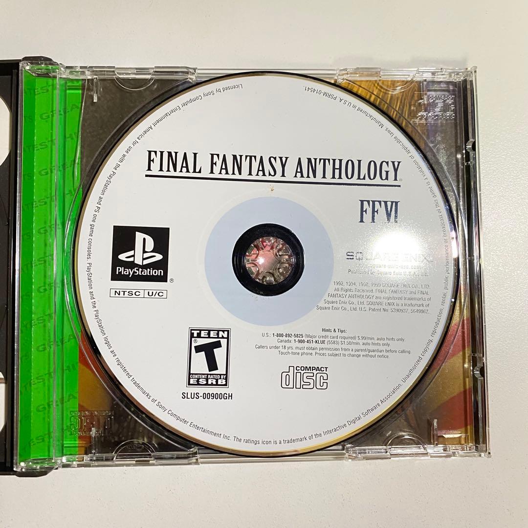 北米版プレイステーション FINAL FANTASY ANTHOLOGY