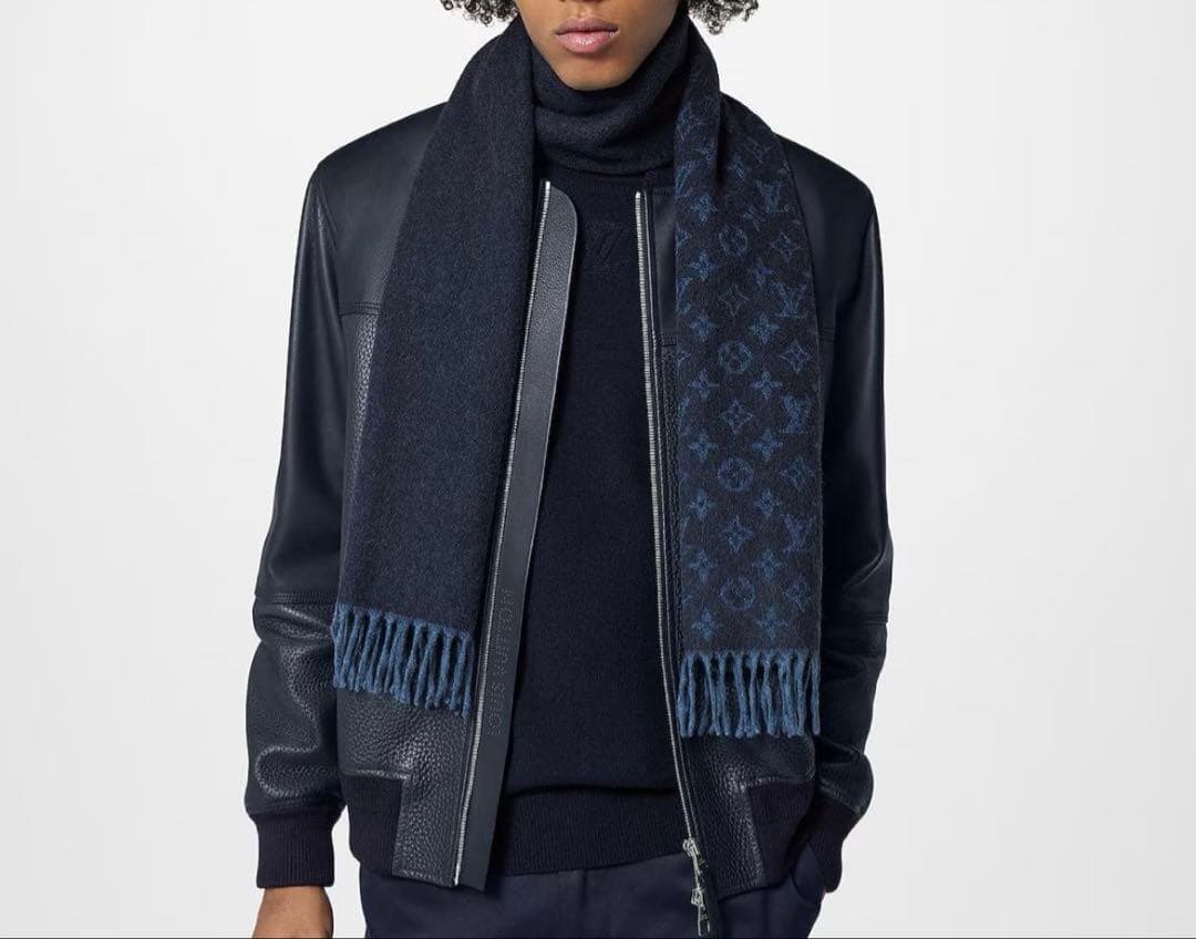 【新品未使用】LOUIS VUITTON マフラー モノグラム M70257