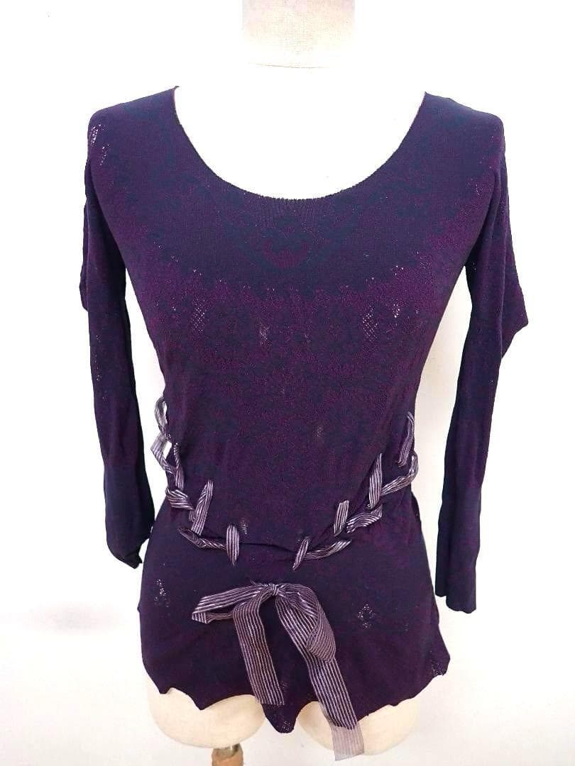 B1545★チャコット/紫/ノーソーイング/トップス★社交ダンス