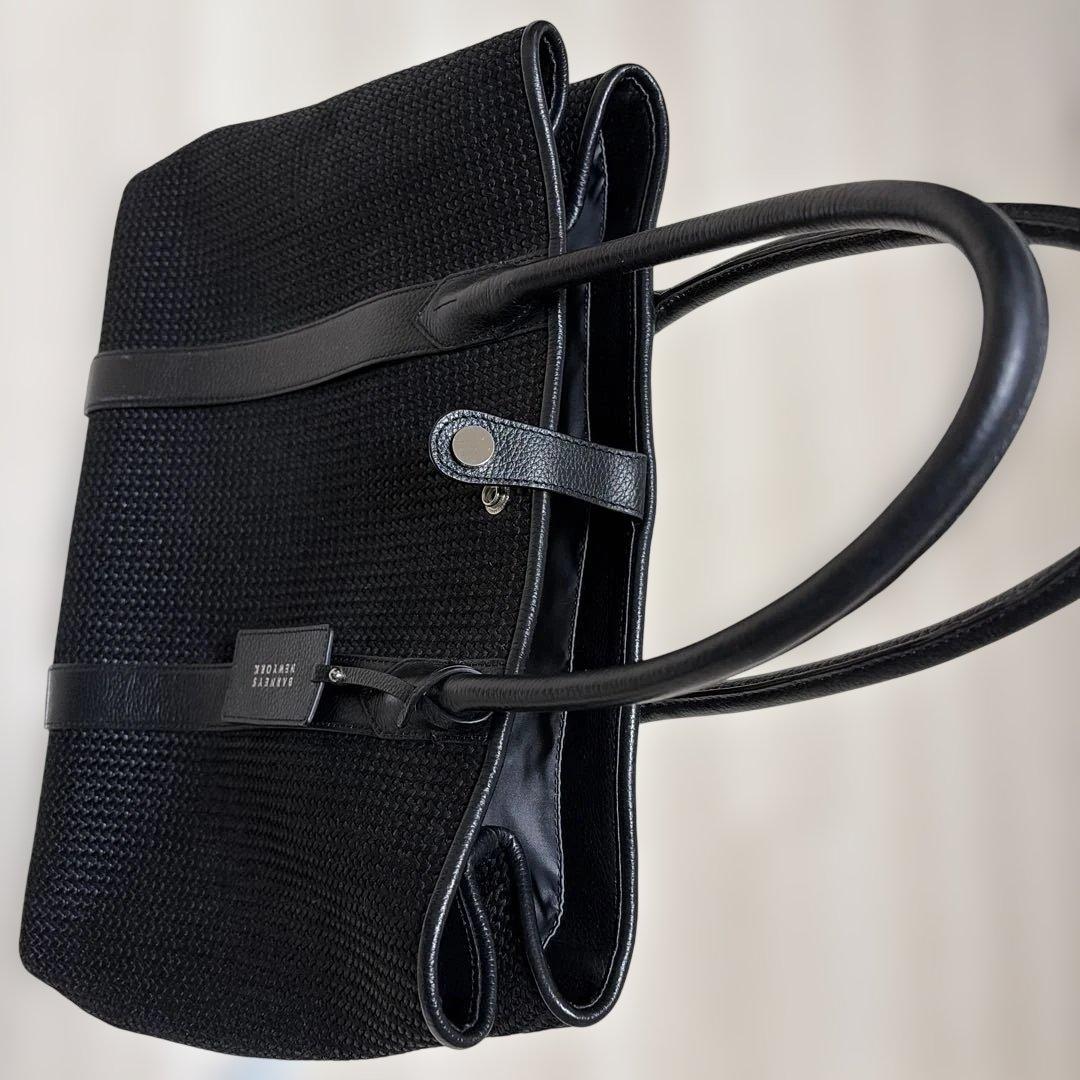 BARNEYS NEW YORK ブラック トートバッグ