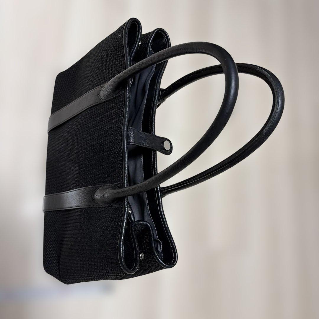 BARNEYS NEW YORK ブラック トートバッグ