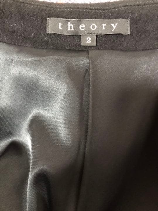theory 2 カシミヤ混　黒　美品