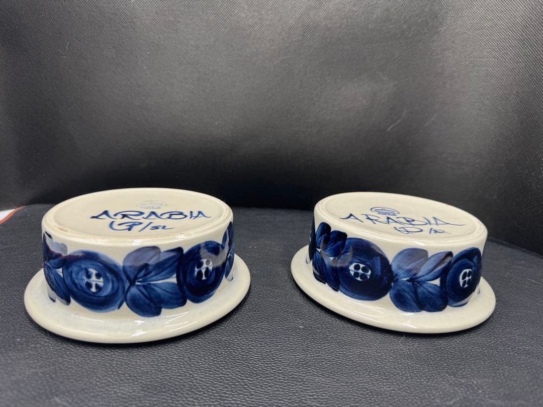 ヴィンテージ アラビア　アネモネ　シリーズ。 深皿　小2個。