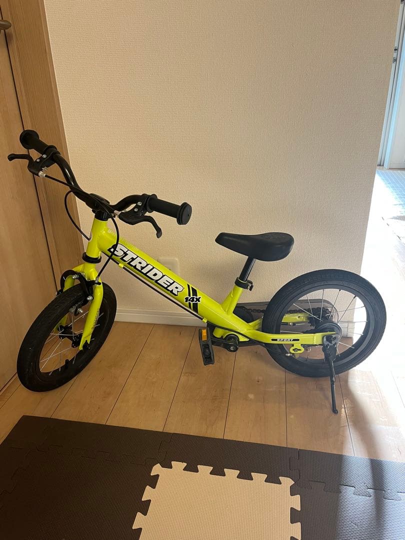 STRIDER 14xキッズバイク ライムイエロー