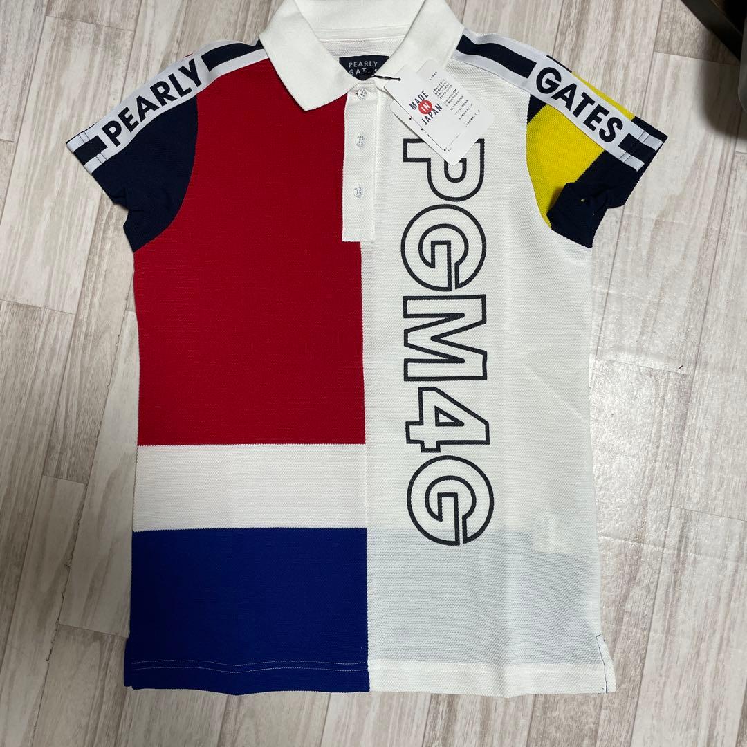 新品　 PEARLY GATES ポロシャツ O ホワイト