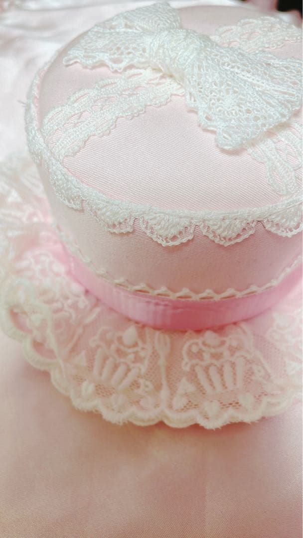 angelic pretty dress up リボン　ミニハット　ピンク