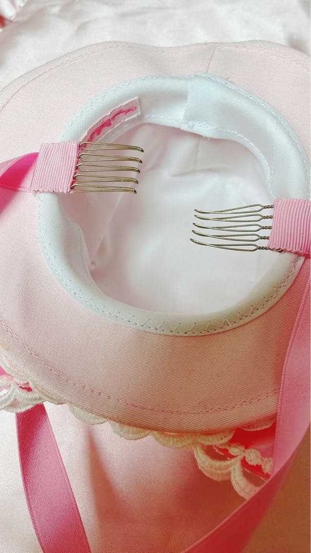 angelic pretty dress up リボン　ミニハット　ピンク