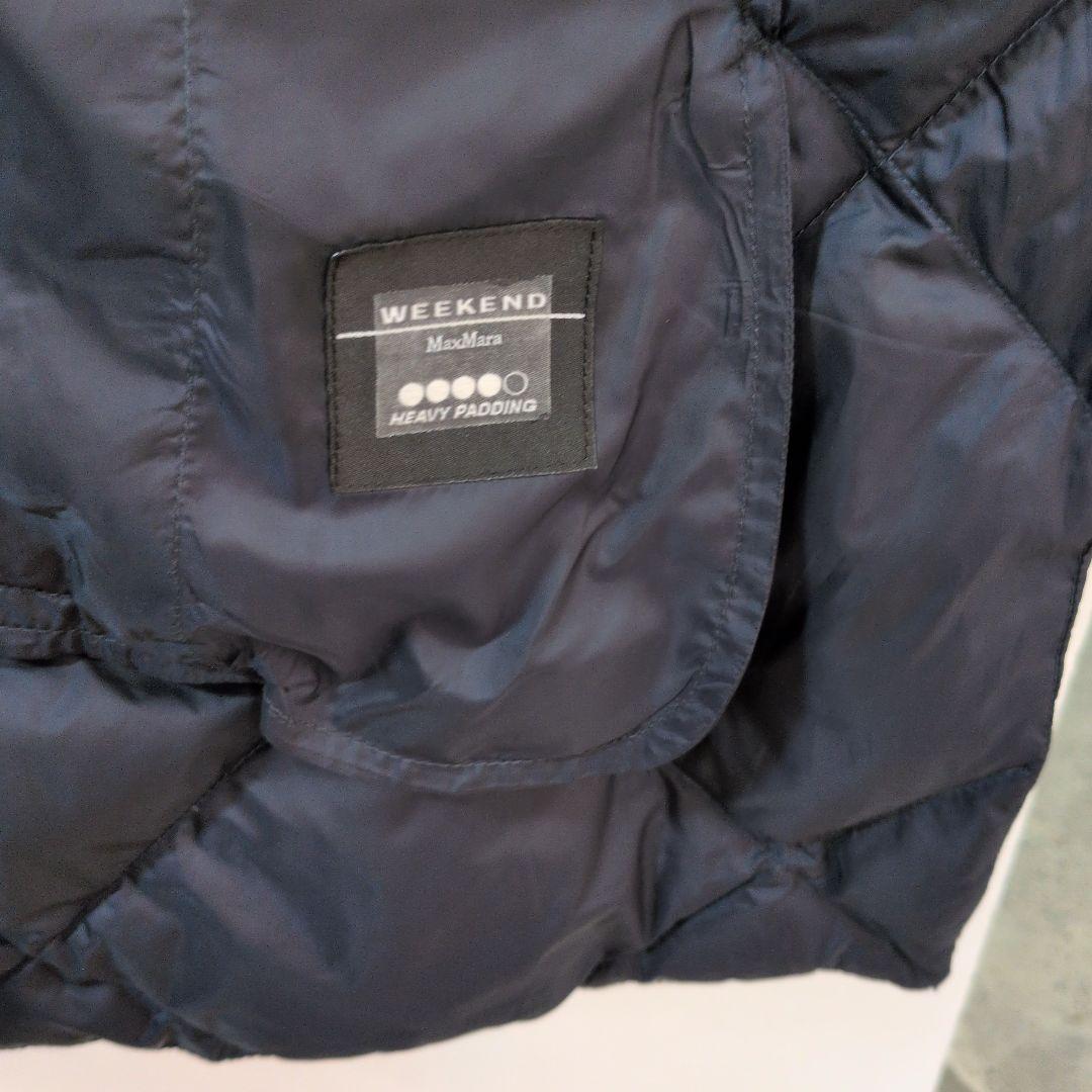 MaxMara WEEKEND FRUTTO ネイビー　ダウンベスト40