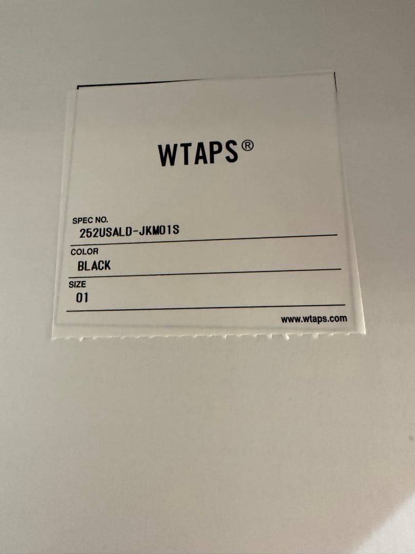 WTAPS MA-1 CORE SPEC / ALPHA アルファ　S