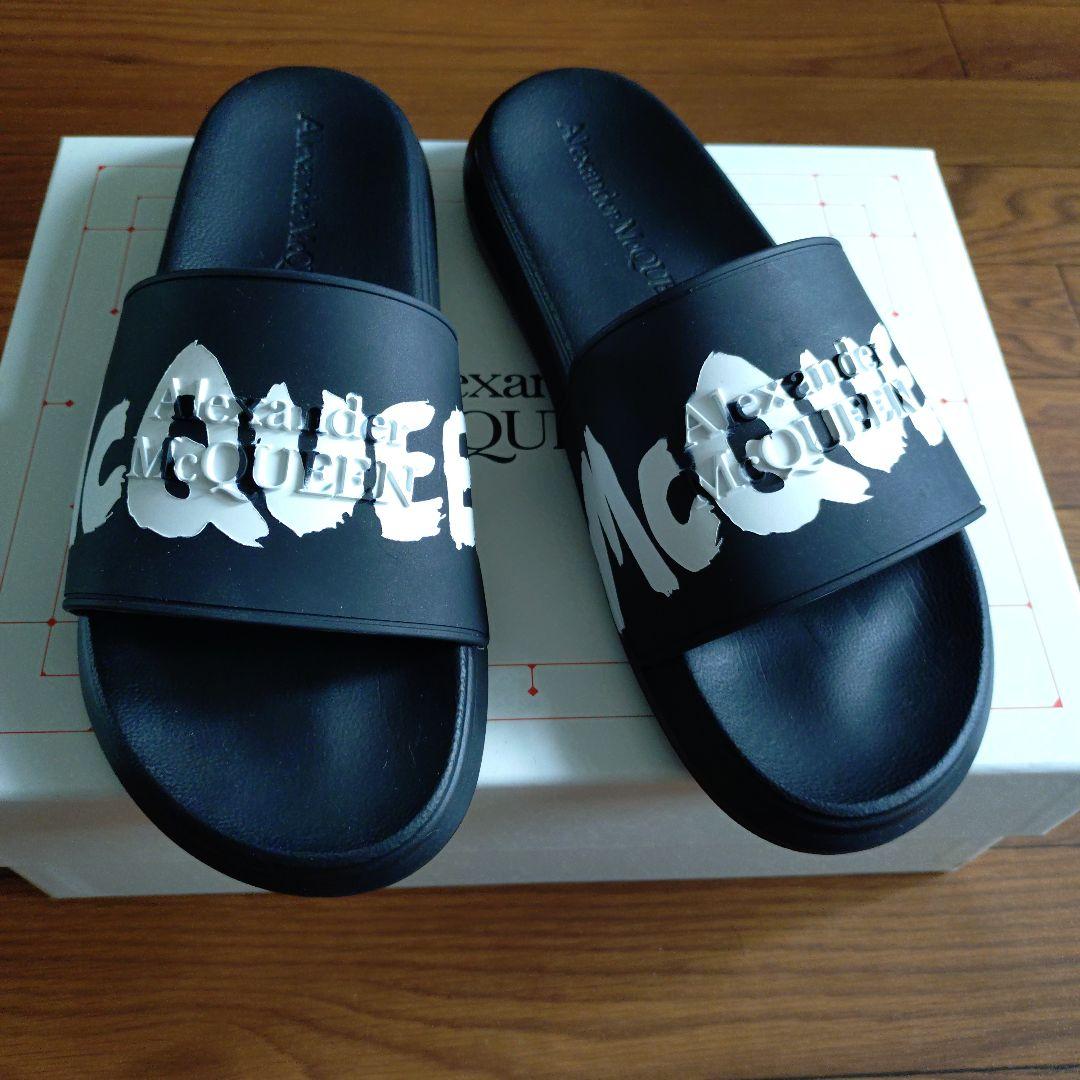 Alexander McQueen　アレキサンダーマックイーン　メンズサンダル黒