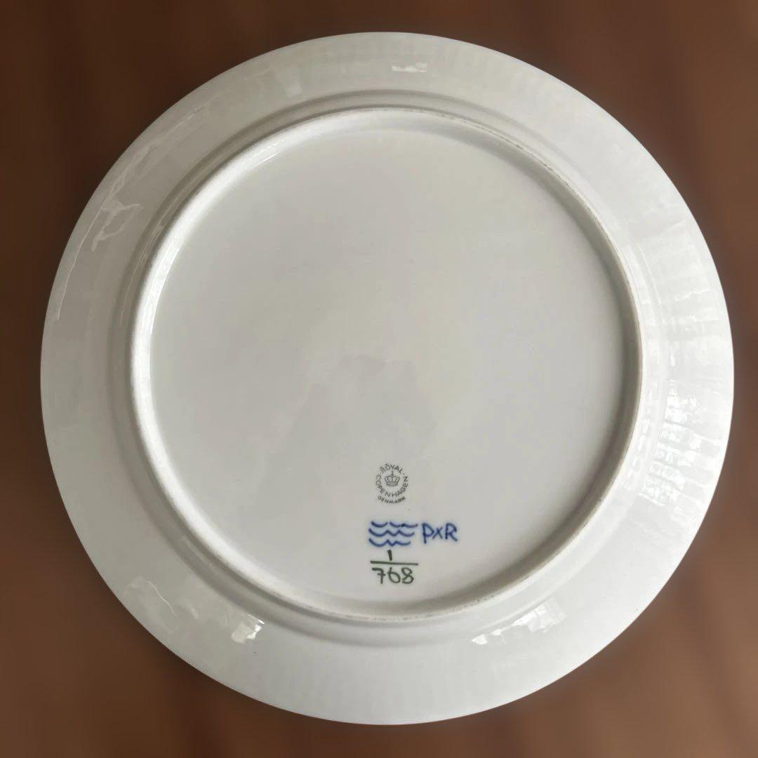 ロイヤルコペンハーゲン　ブルーフルーテッド　ハーフレース　プレート　大皿