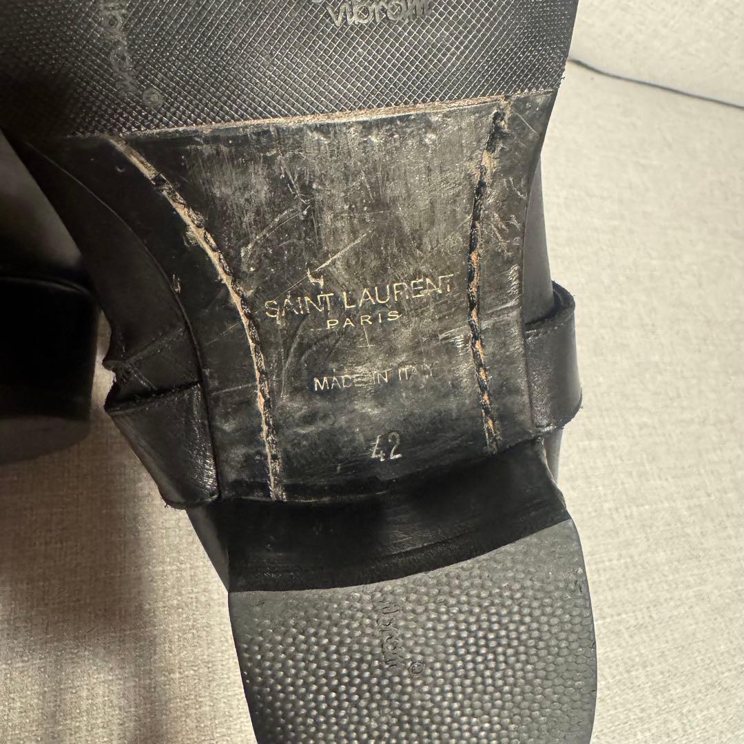 サンローラン ワイアットハーネスブーツ 42 リングブーツ 27