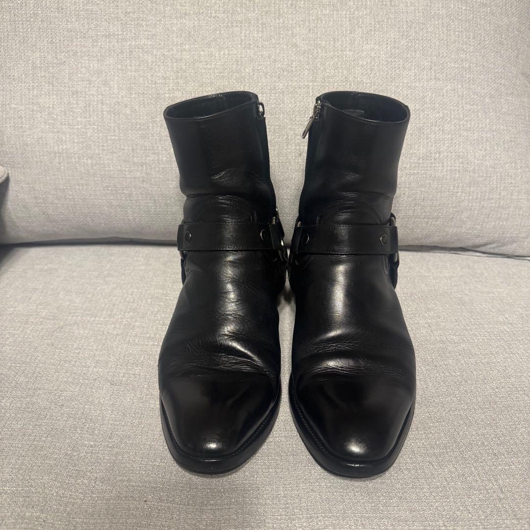 サンローラン ワイアットハーネスブーツ 42 リングブーツ 27