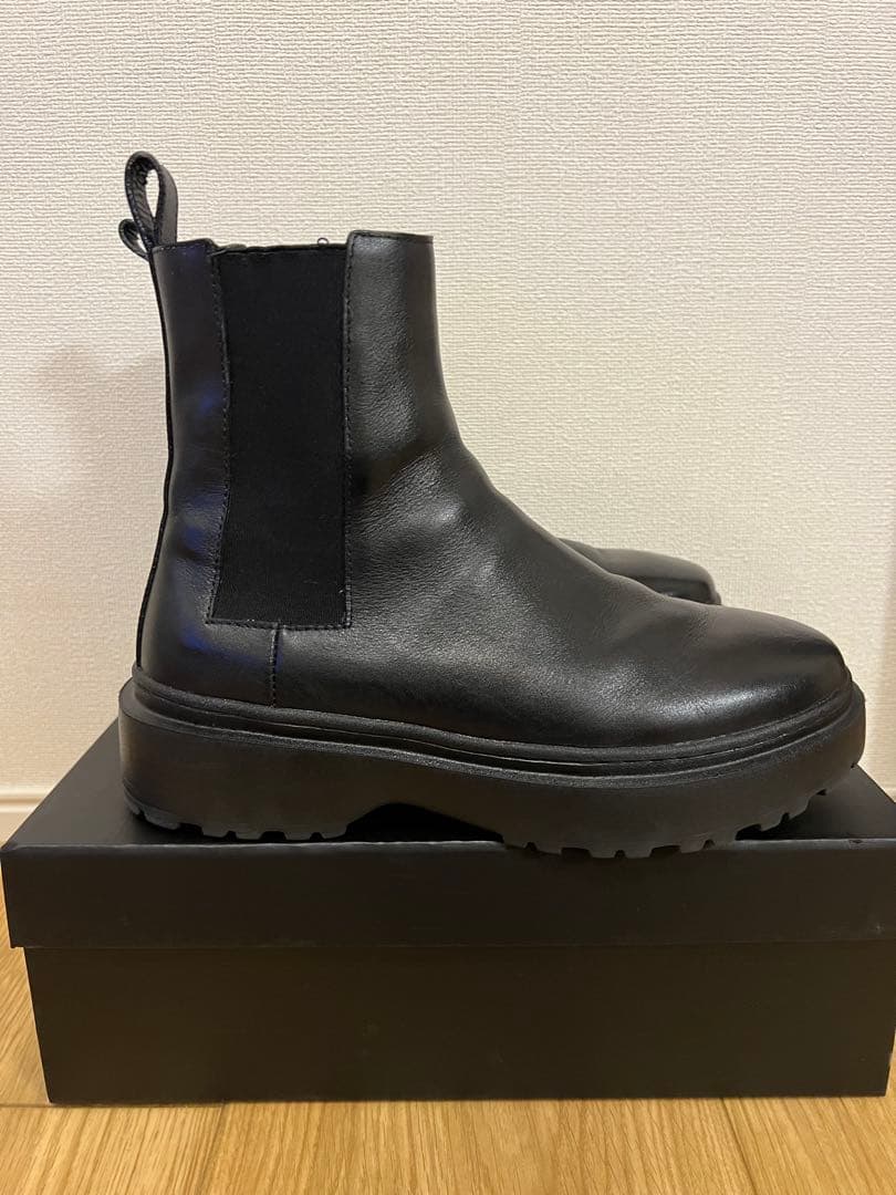 FILLIN UNOS CHELSEA サイドゴアブーツ 26cm