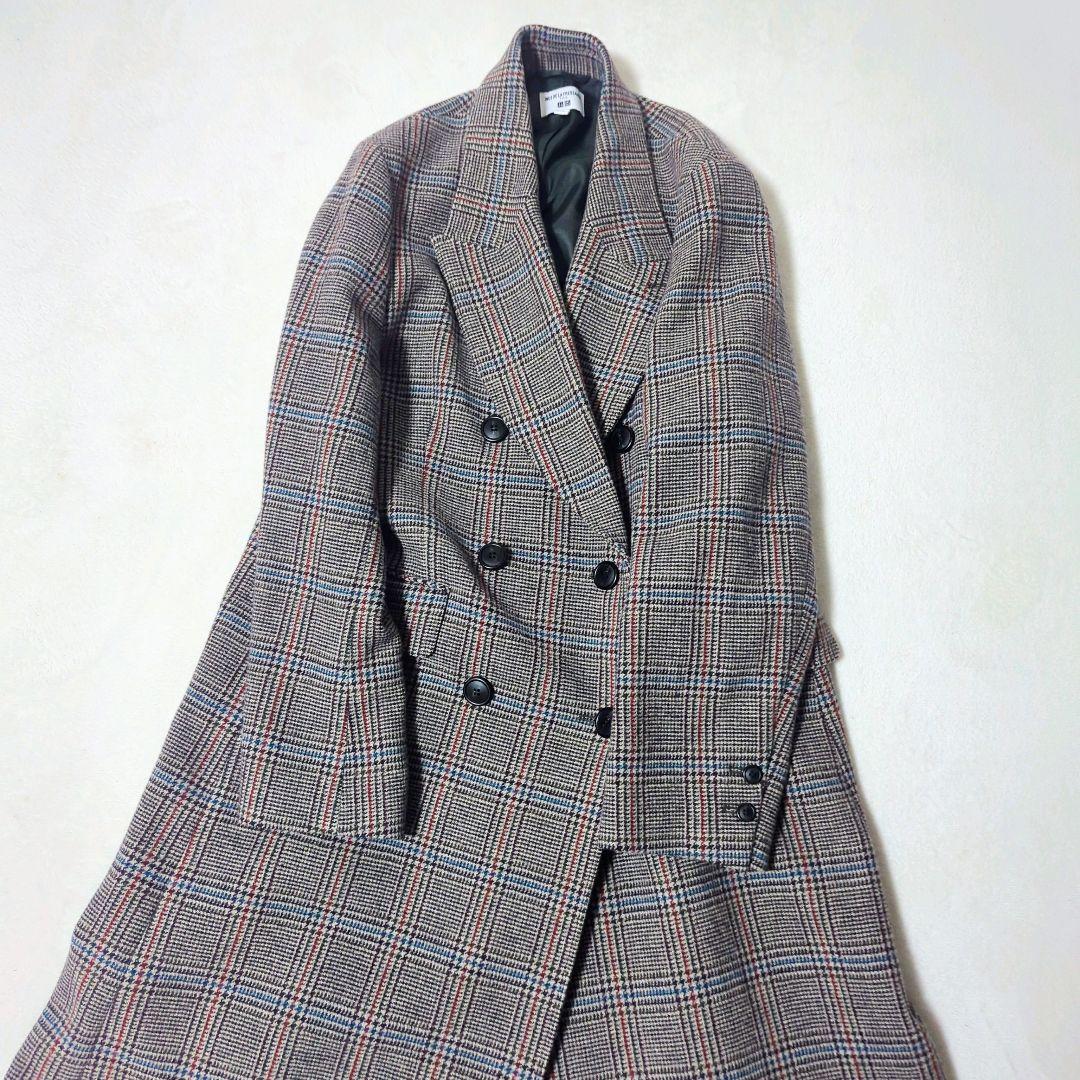 【ユニクロ イネス コラボ】 ツイード チェスターコート ロング XXLサイズ