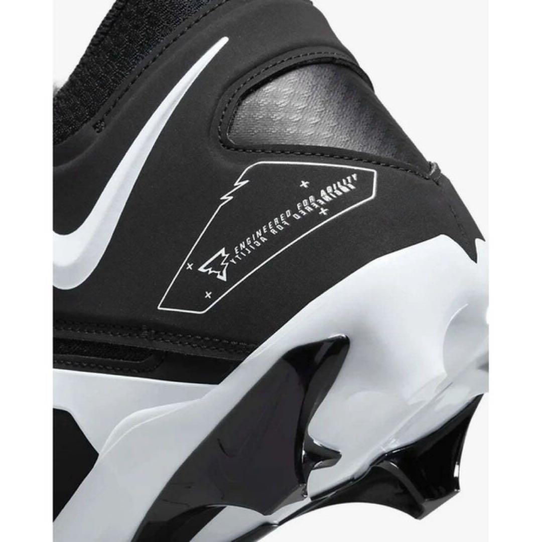 ナイキ 28.5 アルファメナス 3 アメフト スパイク シューズ 靴 黒 md