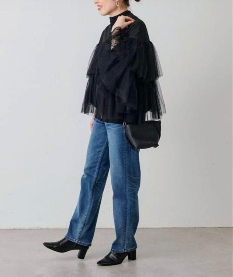 BEARDSLEY ビアズリー チュールMA-1 ブルゾン ブラック 新品未使用