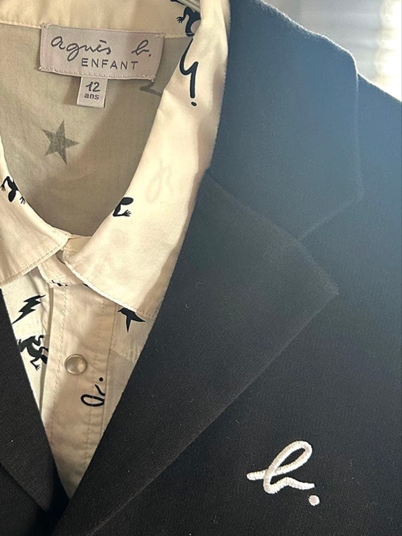 Gala★超美品アニエスベー★フォーマルスーツセットアップ　シャツ3点