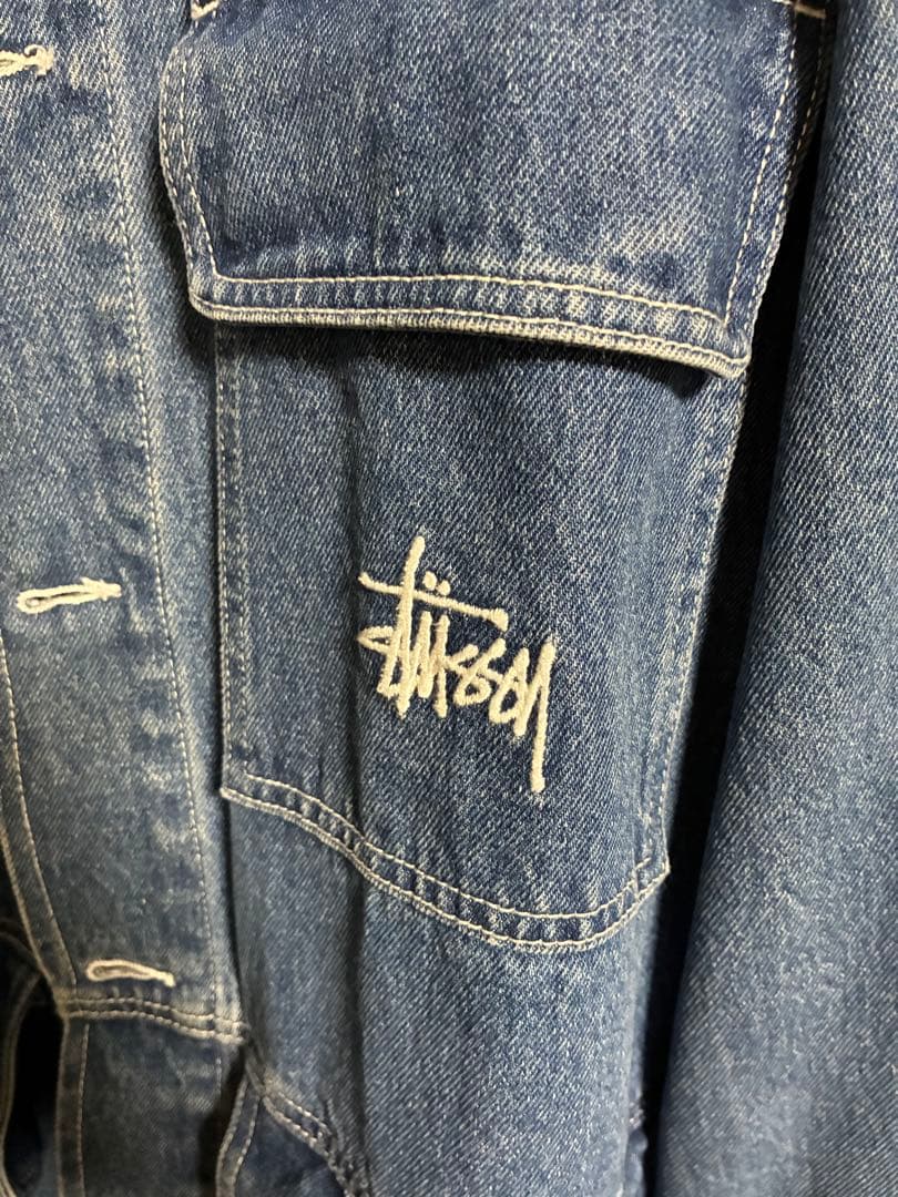 ニ*ん様 Stussy デニムジャケット オーバーサイズ