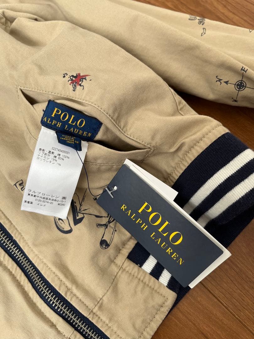 未使用　ラルフローレン　リバーシブル　ブルゾン　130