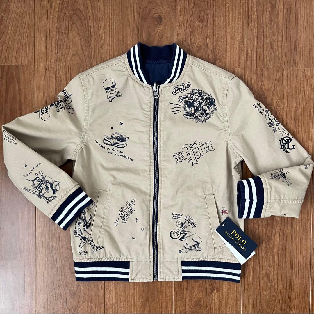 未使用　ラルフローレン　リバーシブル　ブルゾン　130