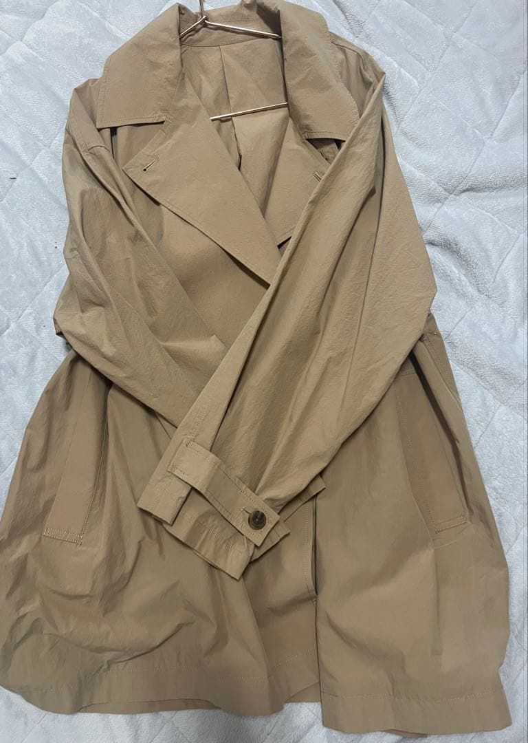 SLOBE IENA コットンニュアンストレンチコート M ベージュ