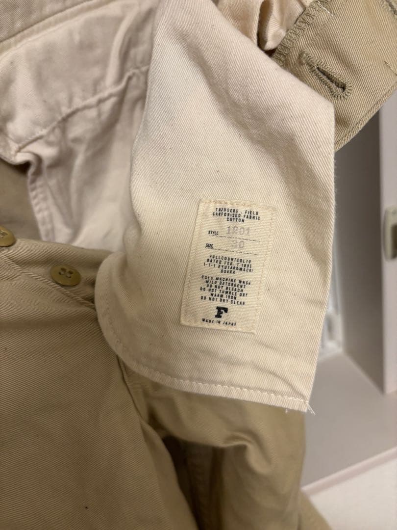 FULLCOUNTU.S.Army Chino 41 Khaki 30未使用
