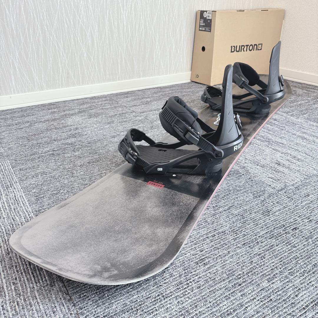 86超美品❗️超豪華❗️RIDE/ライド メンズ スノーボードセット★152cm