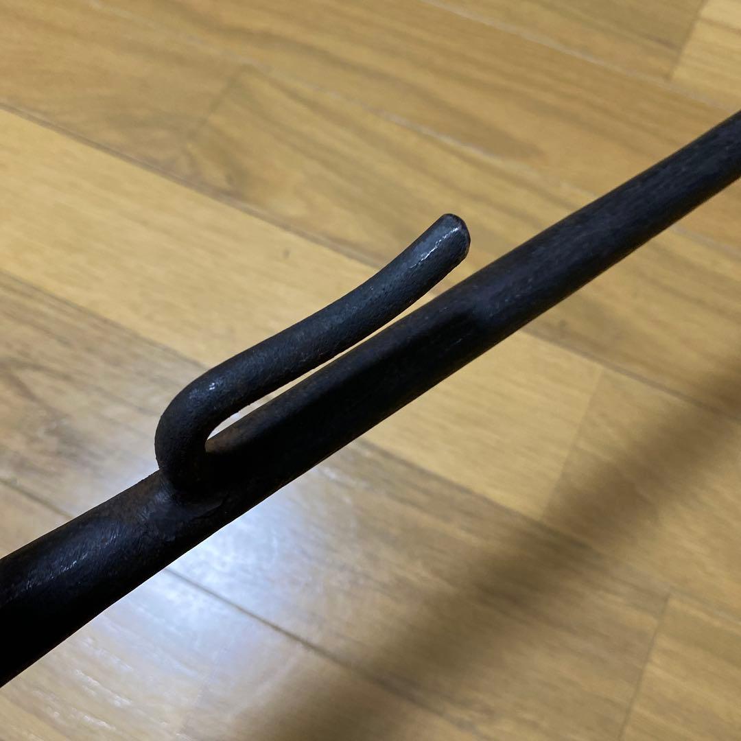 時代品 正宗 在銘 鉄地十手 武具